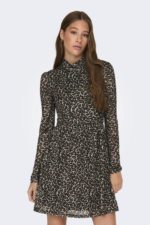 Only Mini-jurk ONLERICA LIFE L S HIGH NECK DRESS JRS