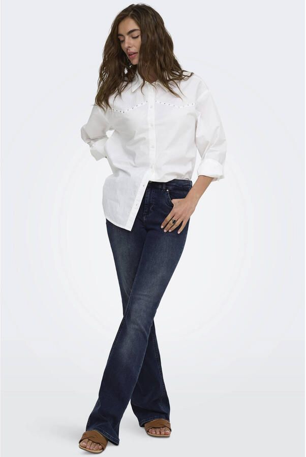 Only Wijd uitlopende Denim Jeans Collectie voor Herfst Winter Blue Dames - Foto 2