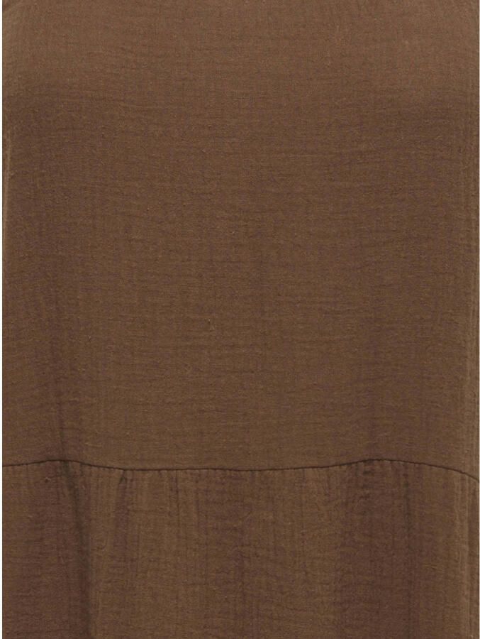 ONLY midi jurk bruin