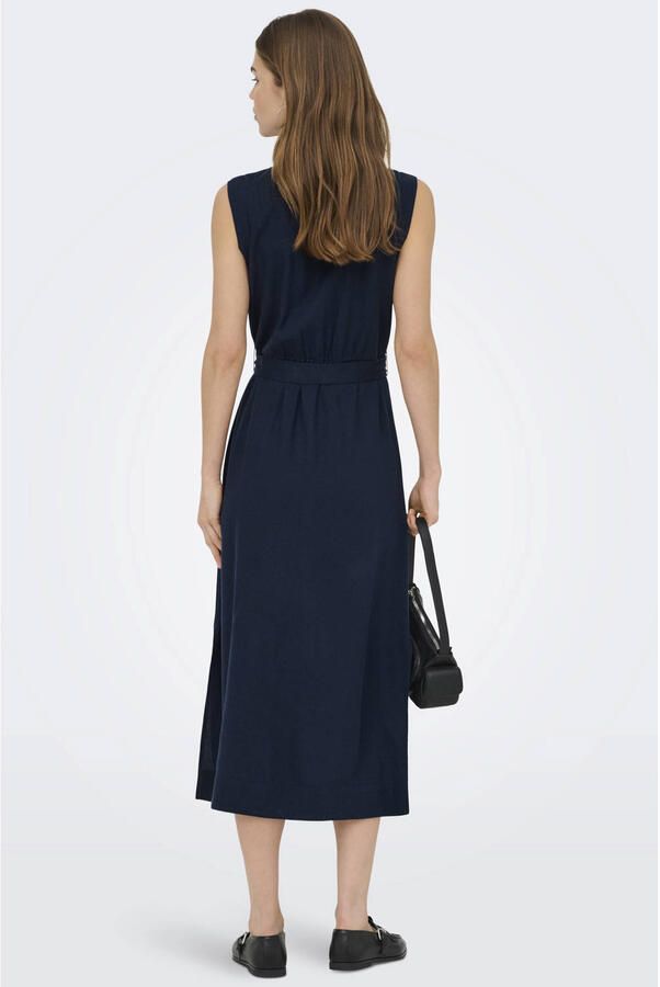 Only Lange Jurk Onlgoa Sl Linen Bl Shirt Dress Cc Pnt 15363697 - Foto 3