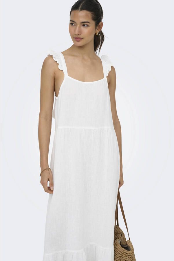 ONLY midi jurk ecru