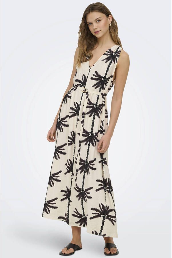 ONLY midi jurk ecru - Foto 3