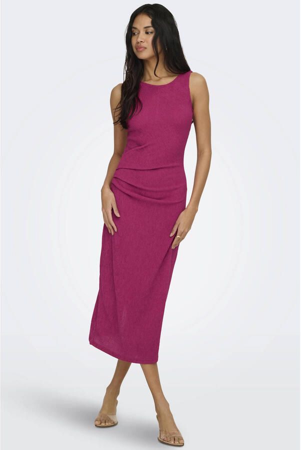 ONLY midi jurk roze - Foto 2