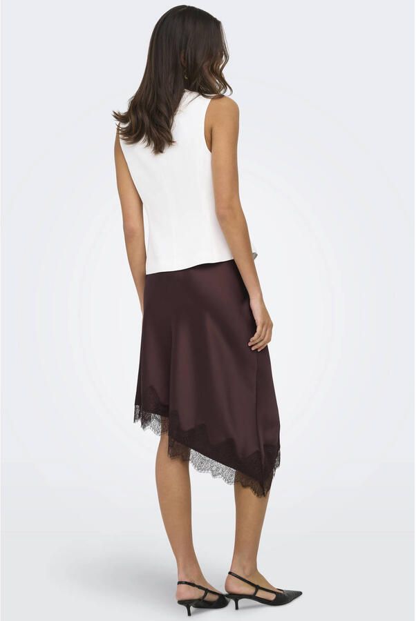 ONLY midi rok bruin - Foto 2