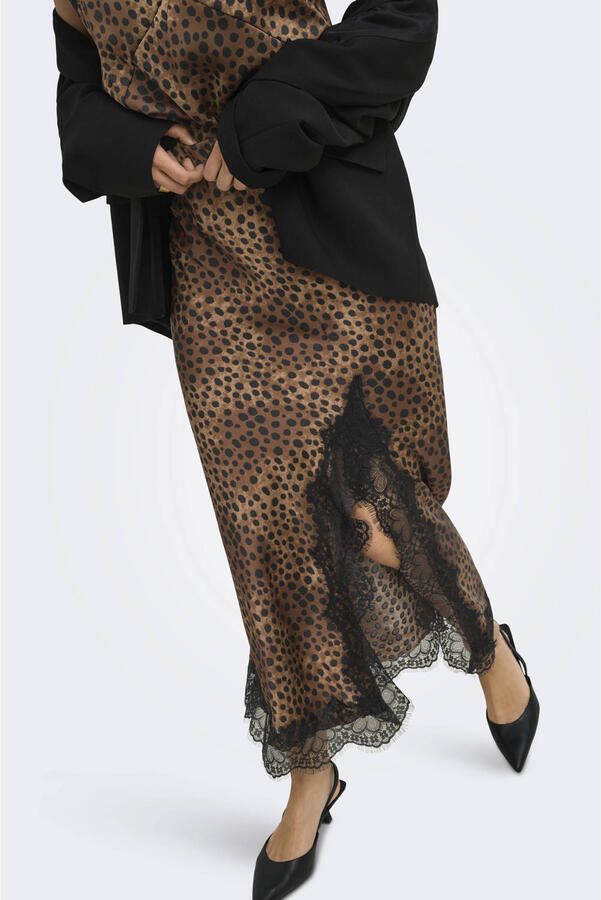 ONLY midi rok bruin - Foto 2
