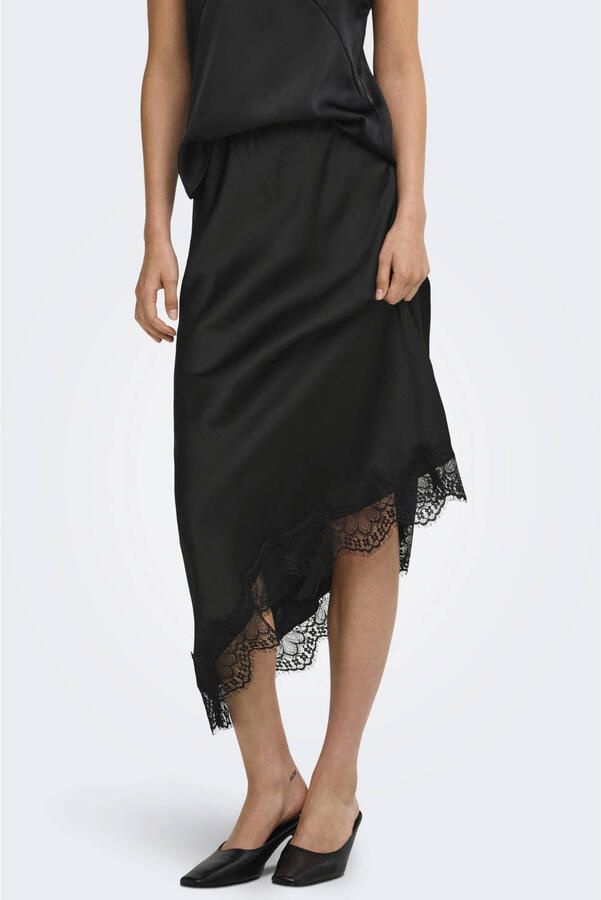 ONLY midi rok zwart
