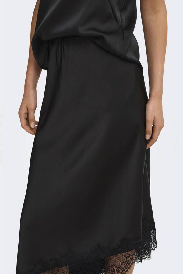 ONLY midi rok zwart - Foto 3