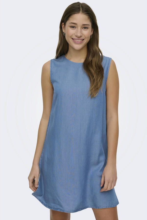 ONLY mini jurk medium blue denim