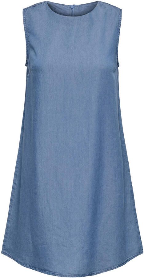 ONLY mini jurk medium blue denim - Foto 2