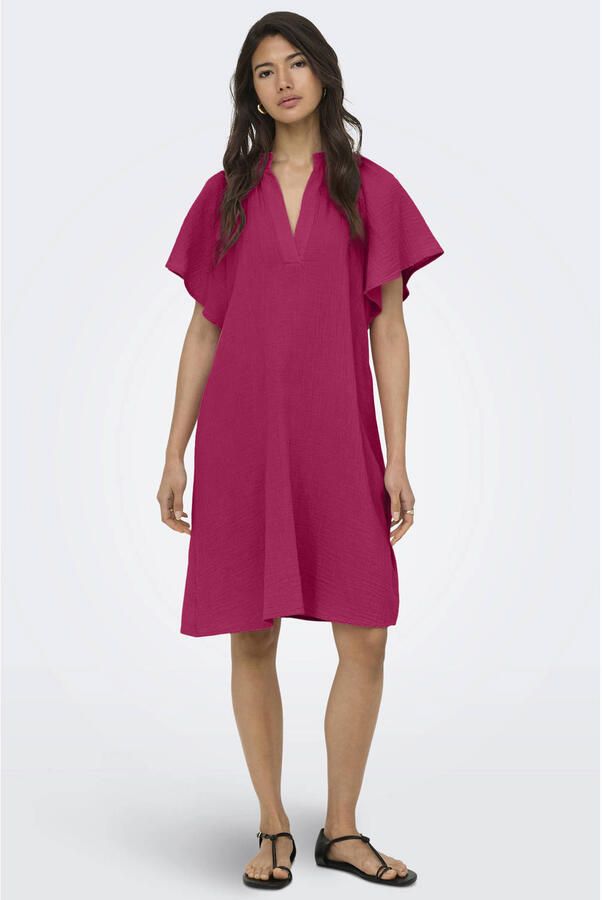 ONLY mini jurk roze - Foto 2