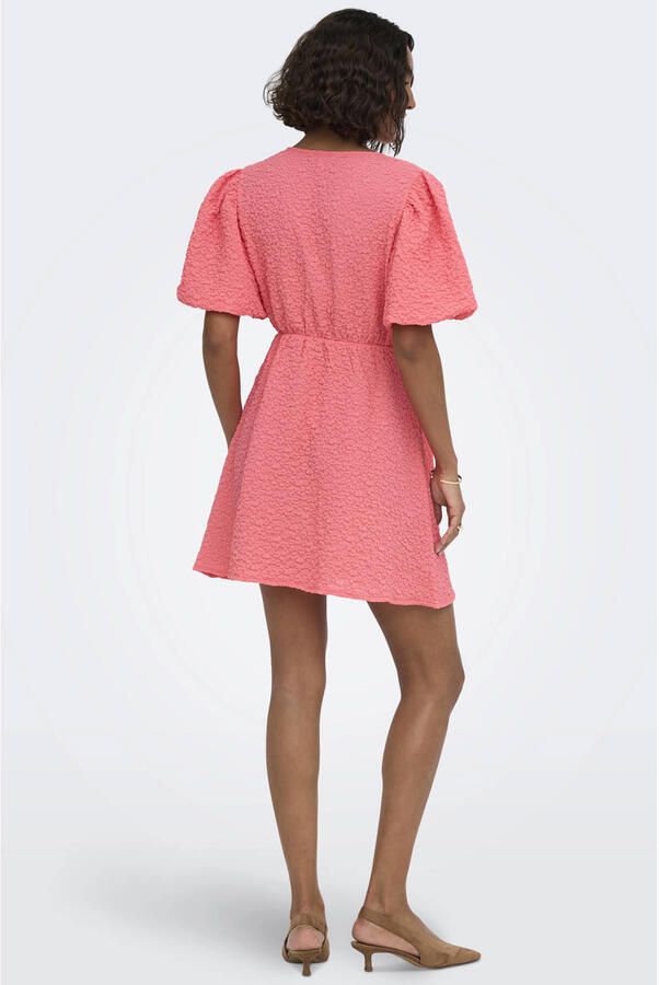 ONLY mini jurk roze - Foto 3