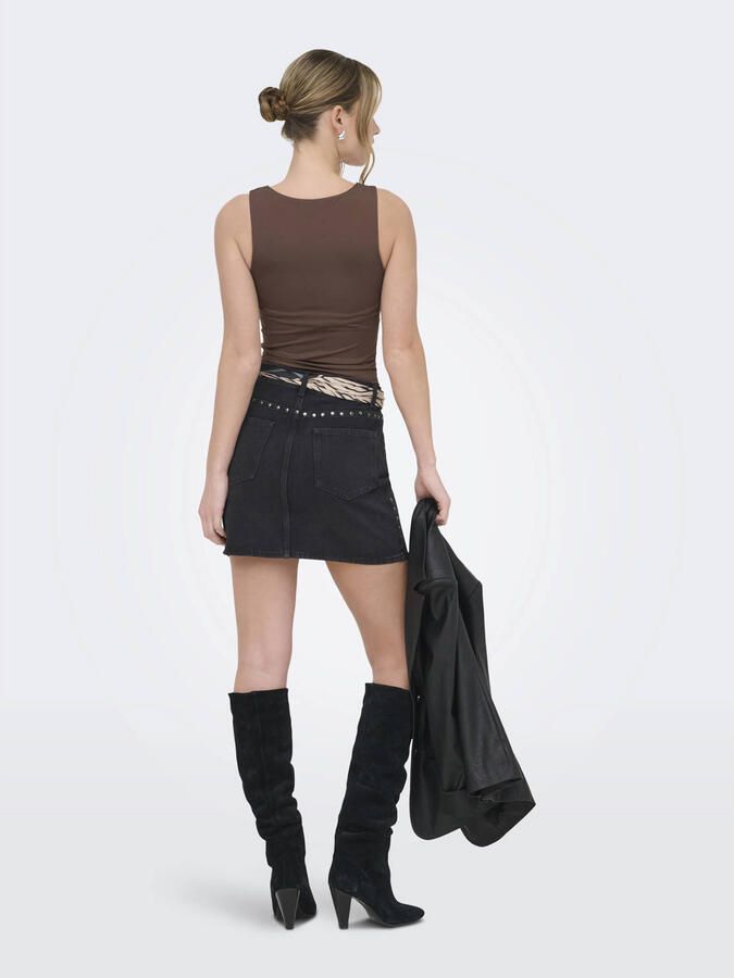 ONLY mini rok zwart - Foto 3