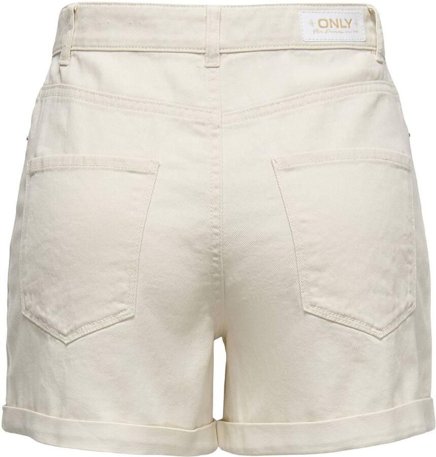 ONLY high waist mom short ONLVEGA ecru - Foto 2