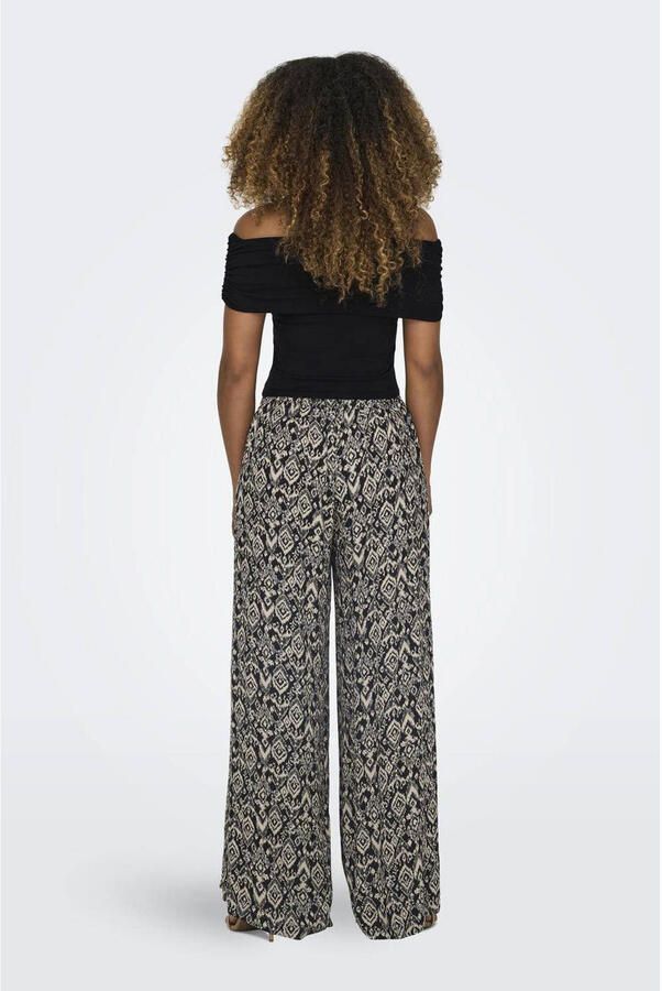 Only Off shoulder-shirt in effen design model 'LIVE LOVE' - Foto 3