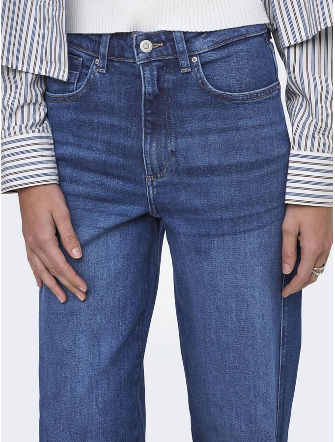 ONLY Onlally Hw Wide Leg Dnm Box wide leg jeans mediumblauw - Foto 2