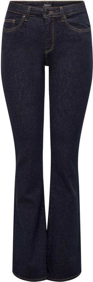 ONLY ONLBLUSH flared jeans donkerblauw