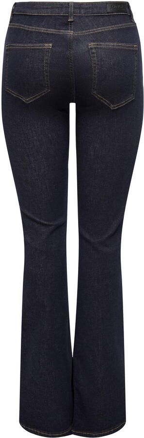 ONLY ONLBLUSH flared jeans donkerblauw