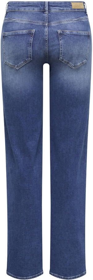 ONLY Onlblush Mid Deco Stra Dnm Rea332 straight leg jeans mediumblauw - Foto 2