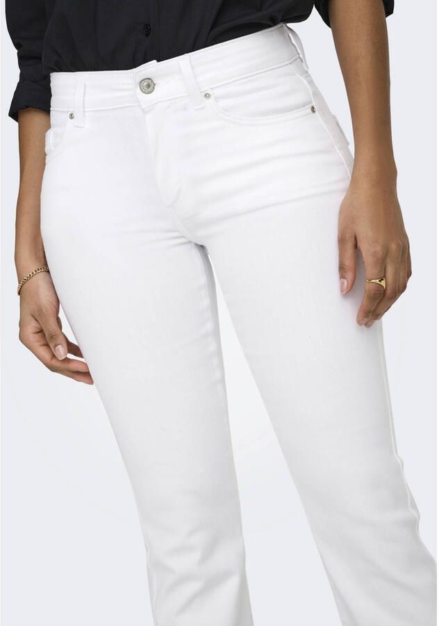ONLY Onlblush Mw Back Pock Fla Sik730 Dnm flared jeans ecru - Foto 2