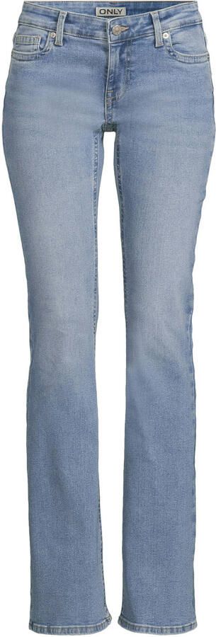ONLY Onlcarrie Lw Back Pock Flared Dnm Box bootcut jeans