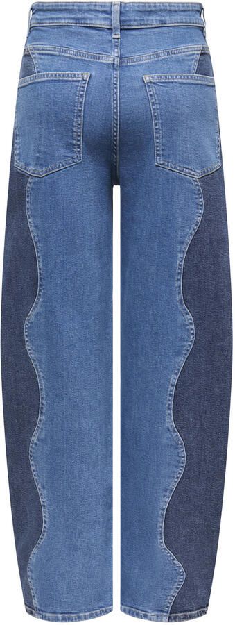 ONLY Onlgillo Hw Barrel Det Dnm jeans mediumblauw - Foto 3