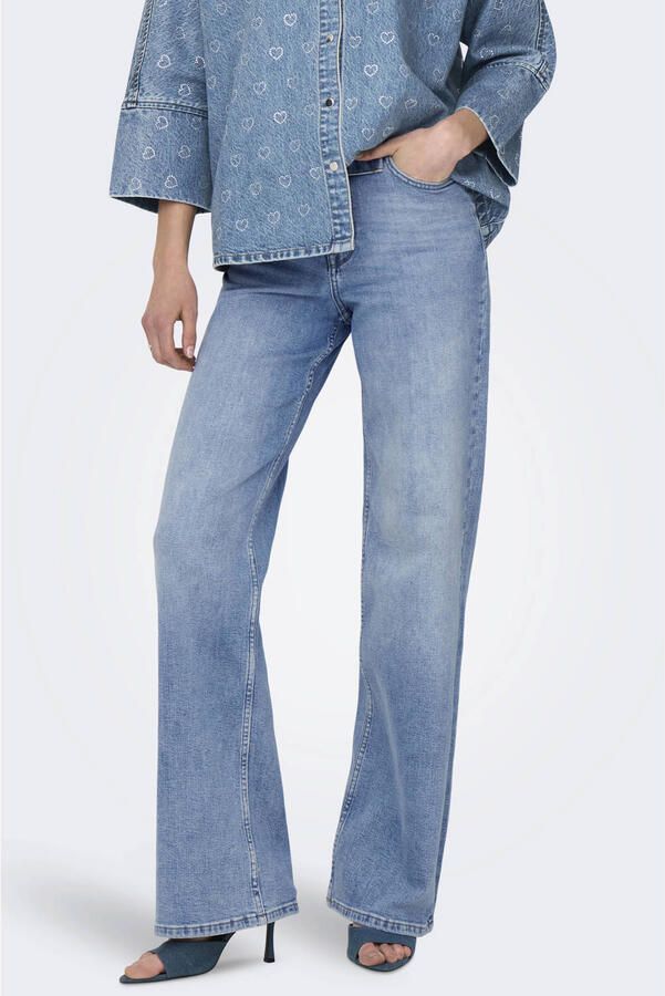 ONLY ONLHANNAH high waist wide leg jeans