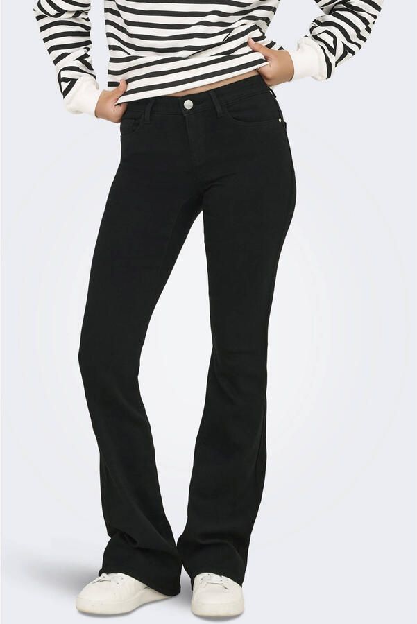 ONLY ONLHELLA flared jeans zwart