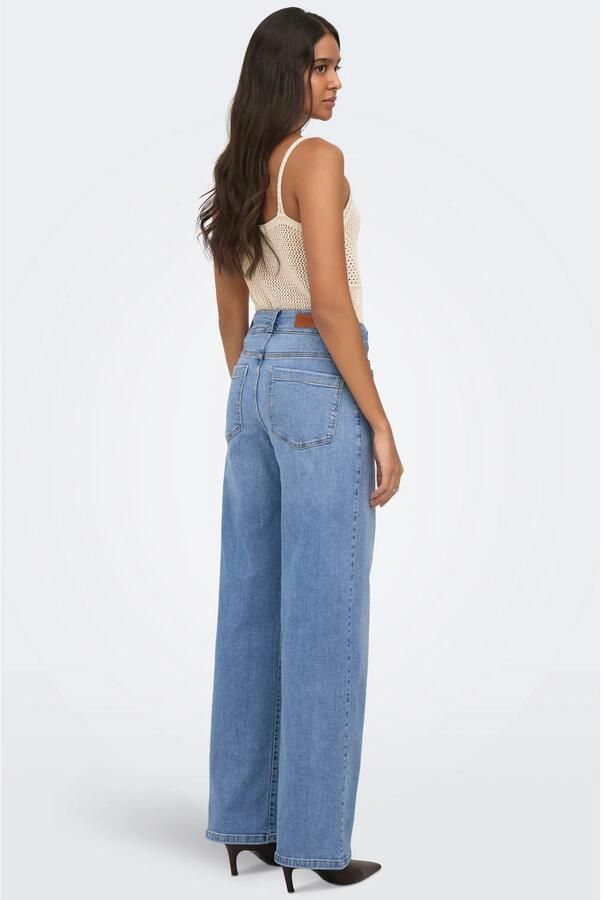 ONLY Onlhope Hw Wide Db Poc Dnm Box wide leg jeans medium blue denim - Foto 2