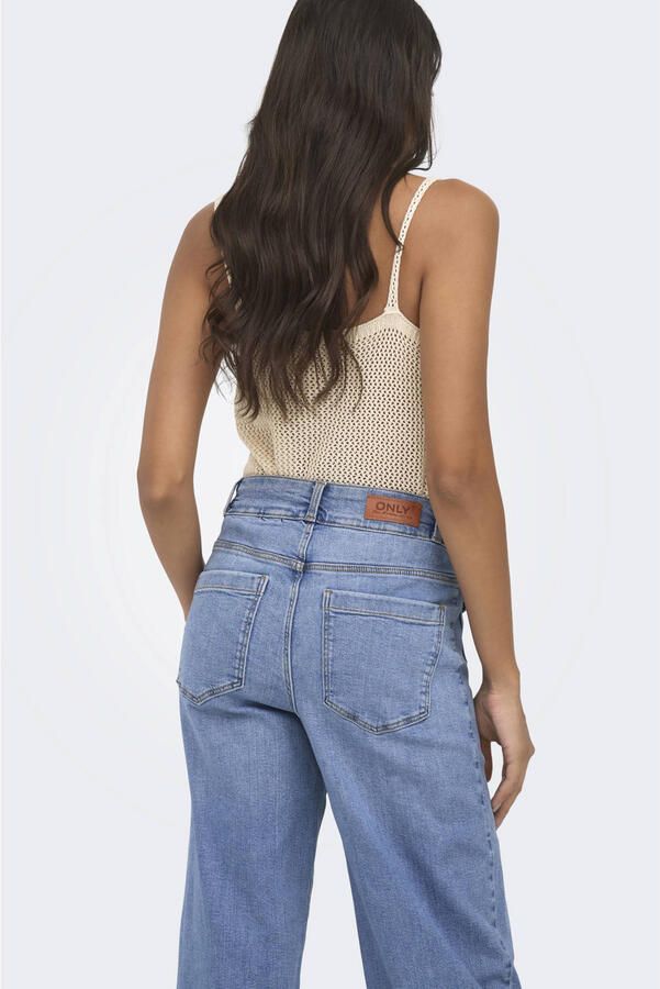 ONLY Onlhope Hw Wide Db Poc Dnm Box wide leg jeans medium blue denim - Foto 3