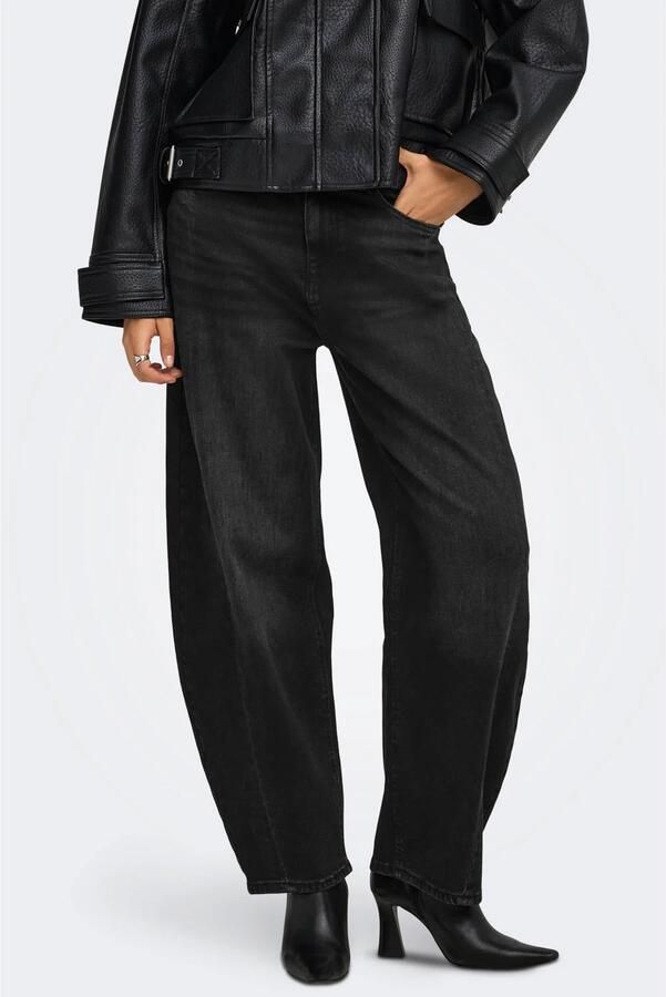 ONLY barrel jeans black denim
