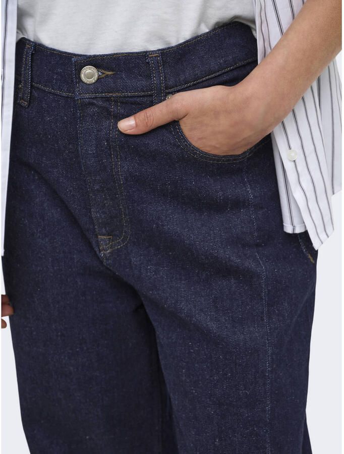 ONLY Onljessica Hw Barrel Ankle Dnm Azg421 high waist jeans donkerblauw - Foto 2