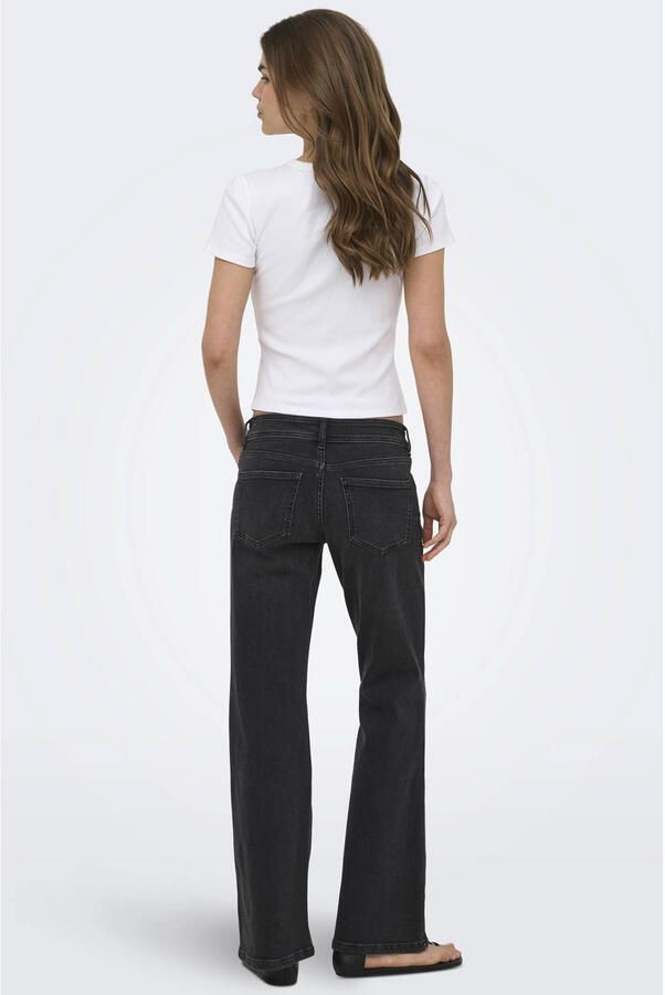 ONLY Onljudy-O Low Waist Flared Dnm Tai332 flared jeans zwart denim - Foto 2