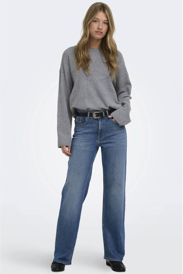 ONLY Onljuicy Hw Wide Dnm Tai420 wide leg jeans mediumblauw - Foto 3