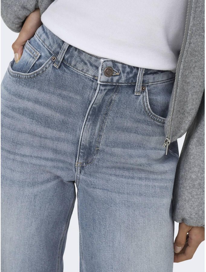 ONLY Onljuicy Hw Wide Leg Dnm Dot661 jeans lichtblauw - Foto 2