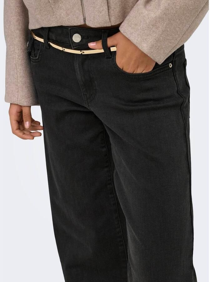 ONLY wide leg jeans black denim - Foto 2