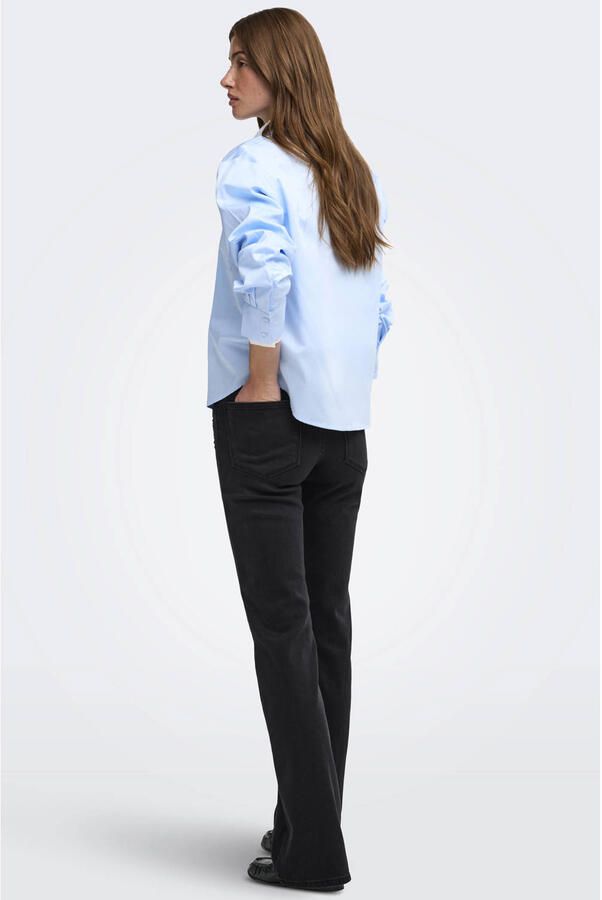 ONLY Onlmade Hw Des Flared Dnm skinny jeans zwart - Foto 3