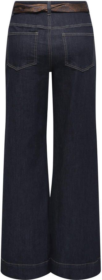 ONLY Onlmadison Blush Hw Wd Scf Dnm Gua12Noos jeans donkerblauw - Foto 3