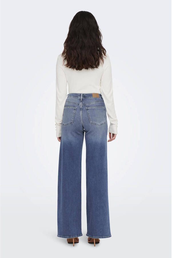 Only Bootcut Jeans ONLMADISON BLUSH HW WIDE DNM DOT372 NOOS 15282980 - Foto 3