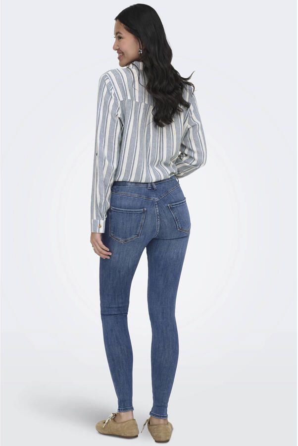 ONLY Onlpower Mid Waist Push Up Ank Det Dnm skinny jeans - Foto 2