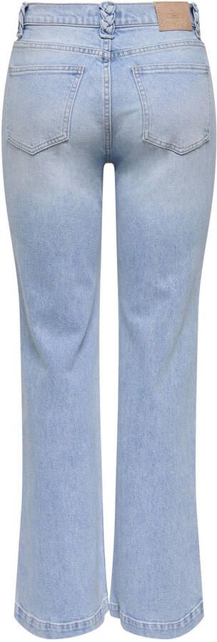 ONLY Onltess Mw Flare Braided Dnm flared jeans light blue denim - Foto 3
