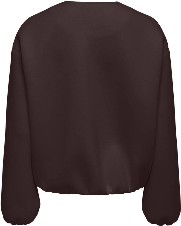 Only Regular fit sweatjack met viscose model 'LELLIE'