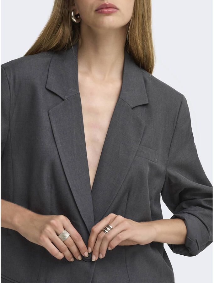 Only Loose fit longblazer met reverskraag model 'LINDA'