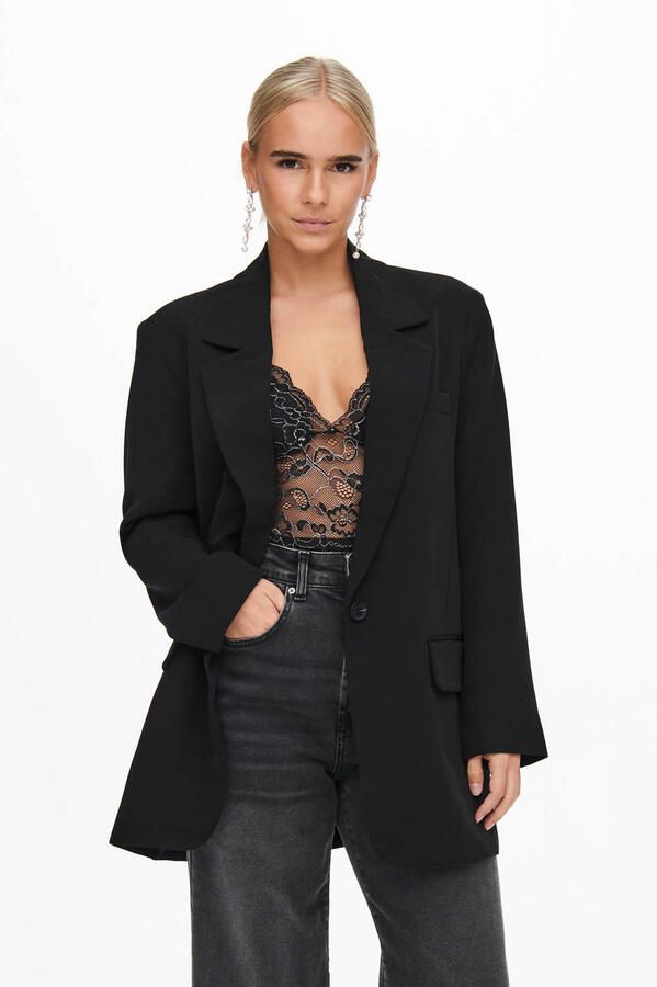 Only Blazerjas met lange mouwen voor dames onllana-berry Zwart Dames - Foto 2