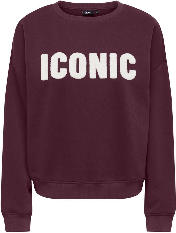 Only Loose fit sweatshirt van katoenmix model 'SWEAT'