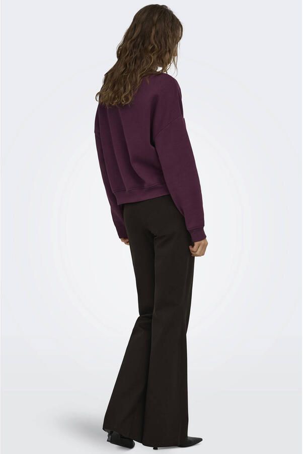 Only Loose fit sweatshirt van katoenmix model 'SWEAT' - Foto 3
