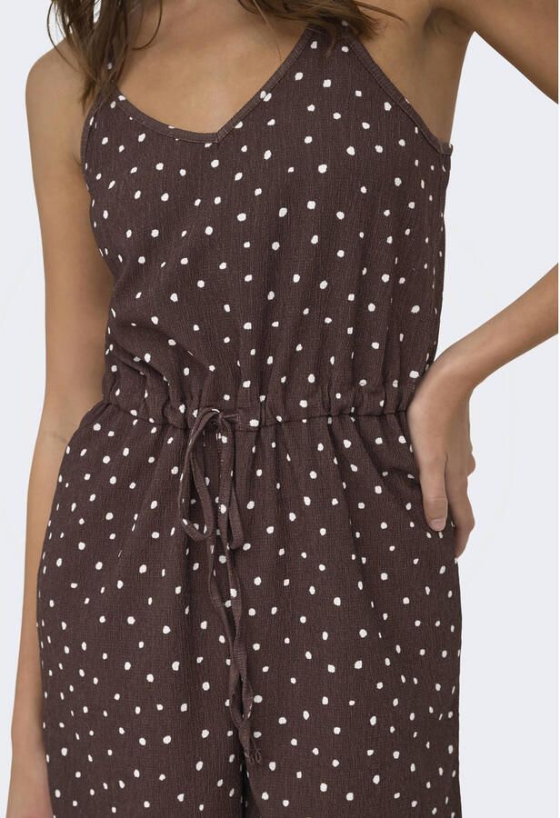 ONLY playsuit met stippen bruin - Foto 2