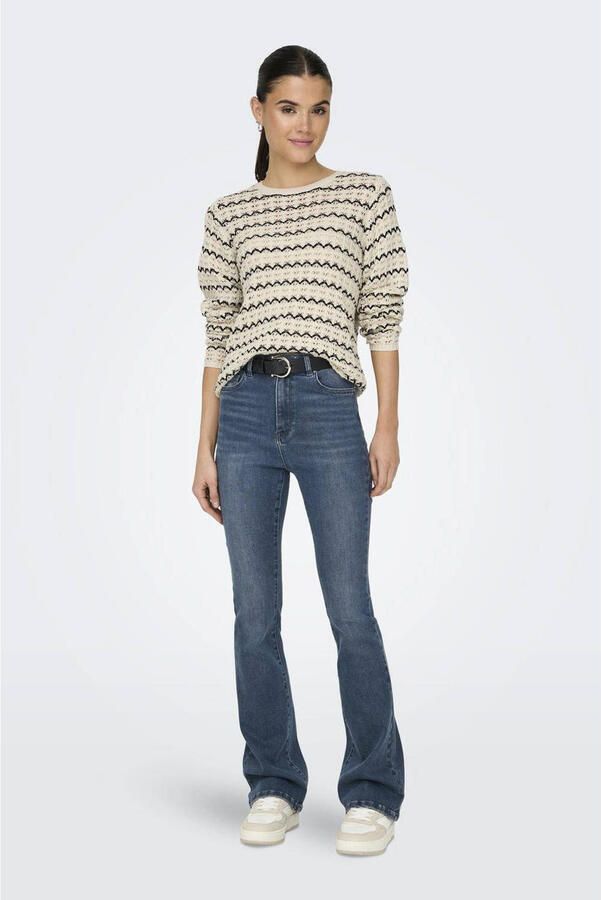 Only Gebreide trui ONLASA LS STRUCTURE O-NECK NCA KNT - Foto 3