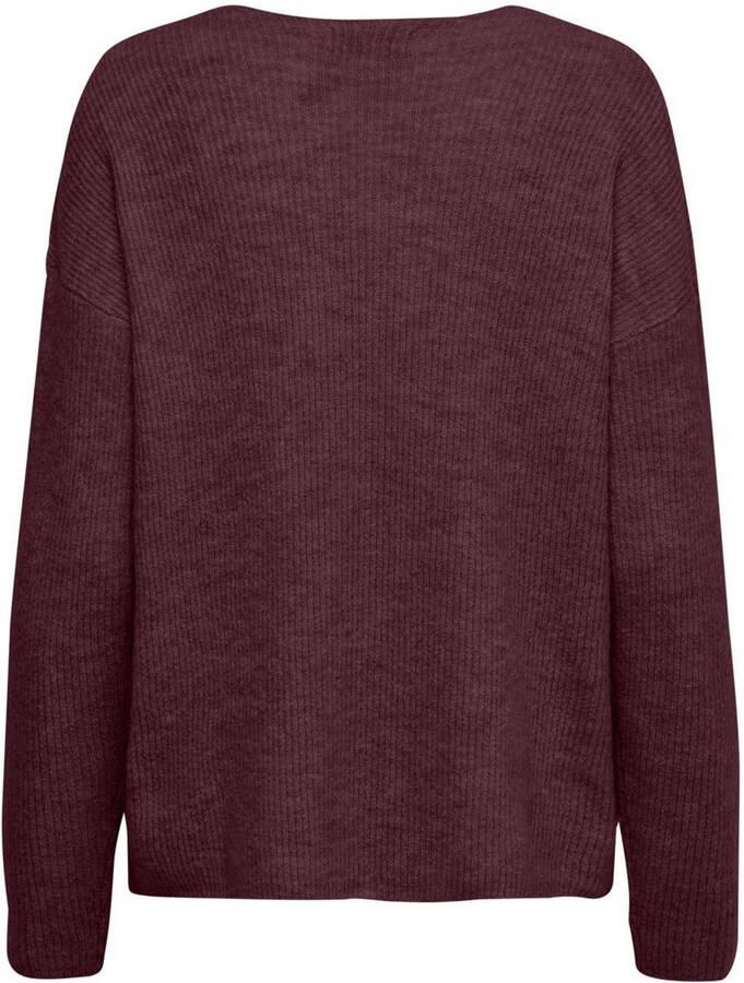 Only Regular fit gebreide pullover met V-hals model 'CAMILLA'