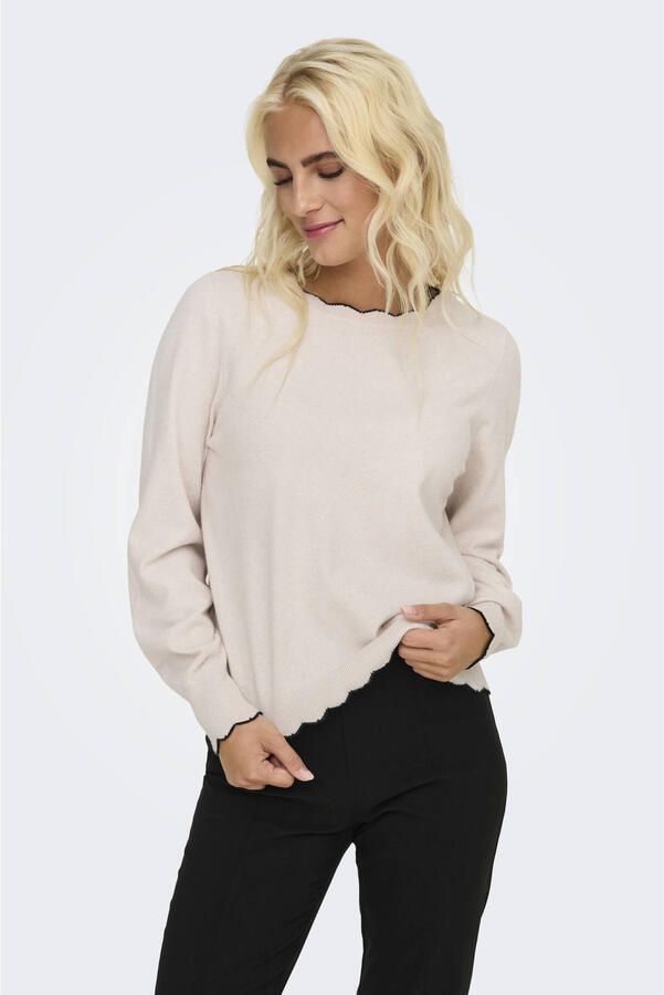 Only Gebreide trui ONLAMA LIFE LS O-NECK CC KNT - Foto 3