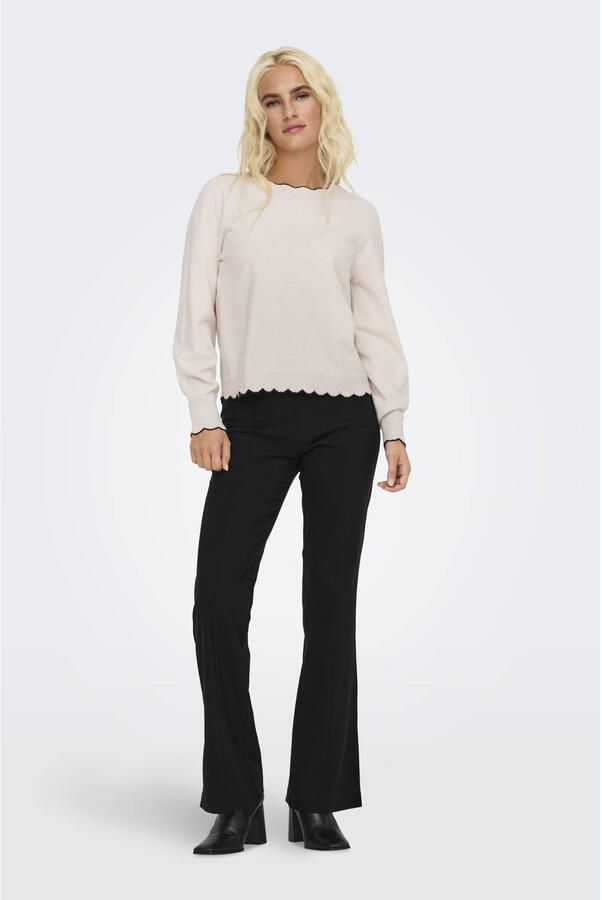 Only Gebreide trui ONLAMA LIFE LS O-NECK CC KNT